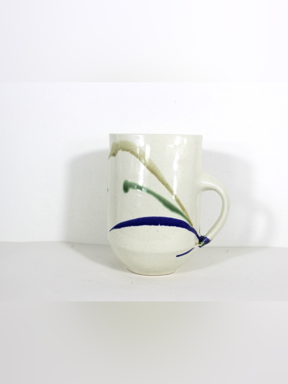 Vintage Studio Pottery Pitcher Milk Bag Holder Jug Vase